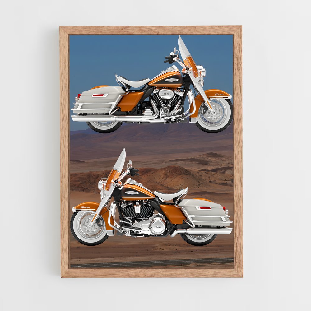Poster Route du Soleil – affiche Harley-Davidson (vue 4)